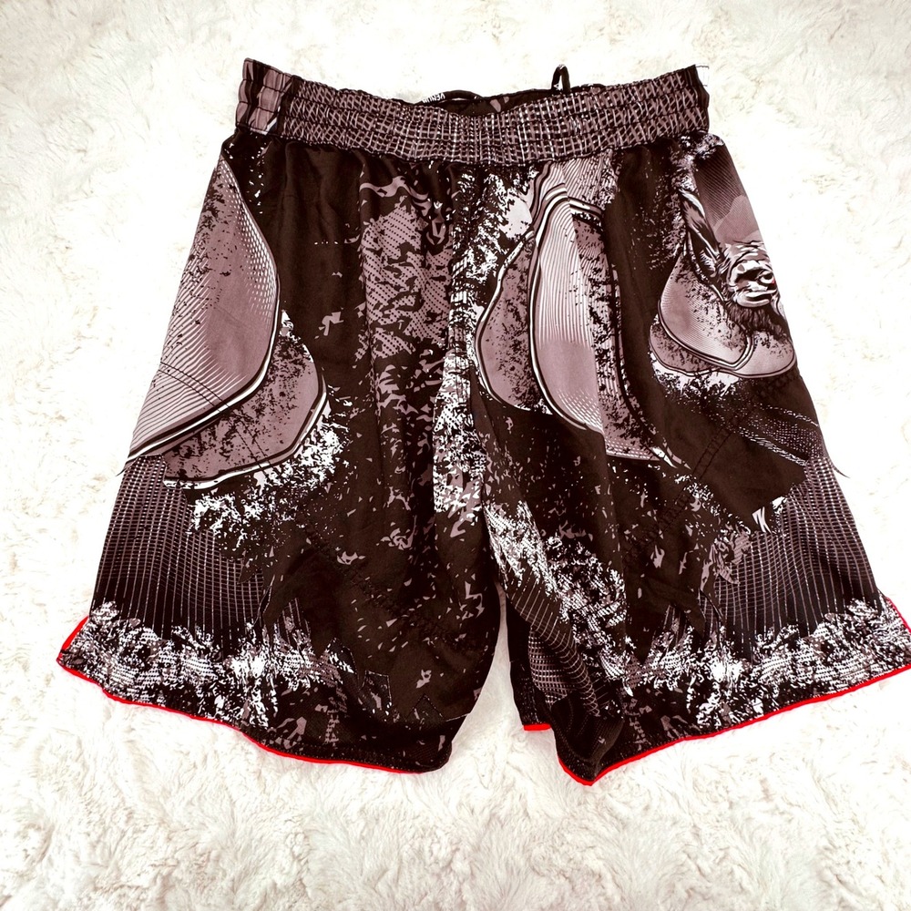 Venum Werewolf MMA Fight Shorts Mens Large Black Red Wolf Graphic Muay Thai BJJ - Picture 2 of 10